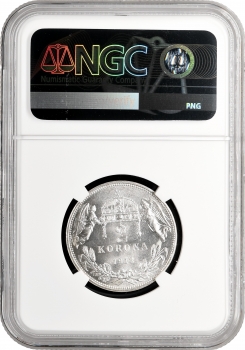 Угорщина 2 крони 1913 KB, NGC MS64, "Імператор Франц Йосип I (1848 - 1916)"