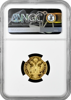 Австрія 1 дукат 1889 р., NGC MS61 PL, "Імператор Франц Йосип (1848 - 1916)"
