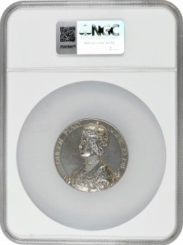 Великобританія Медаль 1911 р., NGC MS62 MATTE, "Коронація короля Георга V та королеви Марії"