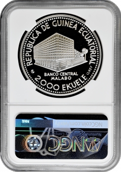 Екваторіальна Гвінея 2000 екуелі 1980 р. CHI, NGC PF68 UC, "Імпала"