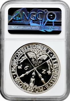 Гессен-Кассель 1 талер 1624 (1975), NGC PF68 UC RESTRIKE, "Ландграфство (1572 - 1729)"