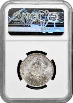 Пруссія 2 марки 1888 A, NGC MS64, "Король Вільгельм II (1888 - 1918)"