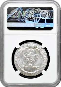Пруссія 3 марки 1910 р. A, NGC MS63+, "Берлінський університет"