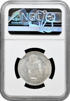 Угорщина 1 форинт 1879 KB, NGC MS62, "Імператор Франц Йосип (1848 - 1916)"