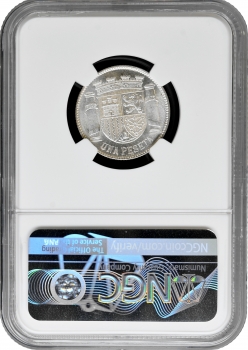 Іспанія 1 песета 1933 (34), NGC MS65, "Друга Республіка (1931 - 1939)"