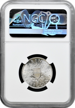 Австрія 1 шилінг 1932, NGC MS64, "Перша Республіка (Шилінг) (1925 - 1938)"