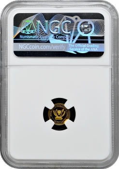 Республіка Конго 100 франків 2017 р., NGC PF69 UC, "Фауна Африки - Слон" Top Pop 1/0