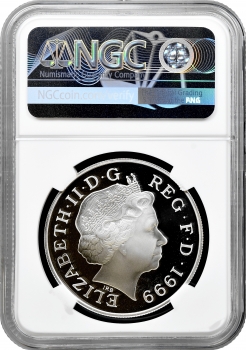 Великобританія 5 фунтів 1999 р., NGC PF68 UC, "Принцеса Діана"