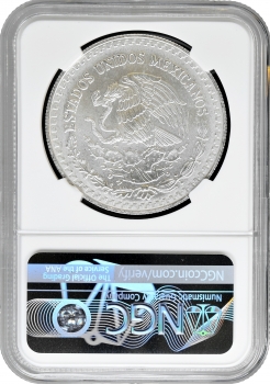 Мексика 1 онза 1997 р. Mo, NGC MS64, "Срібна інвестиційна монета "Свобода"