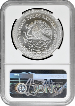 Мексика 1 онза 1996 р. Mo, NGC MS69, "Срібна інвестиційна монета "Свобода"