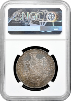 Саксен-Мейнінген 1 союзний талер 1859, NGC MS62, "Герцог Бернгард II (1803 – 1866)"