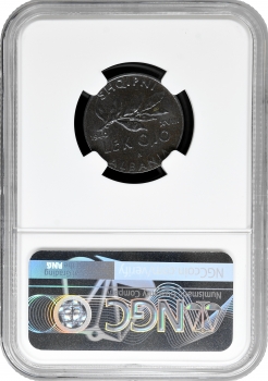 Албанія 0.10 лек 1940 R, NGC MS65, "Італійська окупація (1939 - 1943)"
