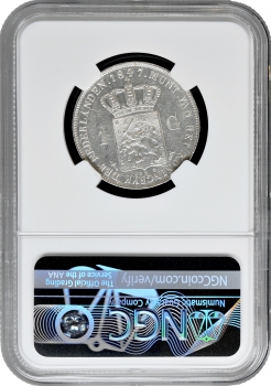 Нідерланди 1 гульден 1847, NGC MS62, "Король Віллем II (1840 - 1849)"