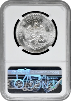Мексика 1 песо 1933 р. Mo, NGC MS64, "Мексиканські Сполучені Штати (1905 - 1969)"