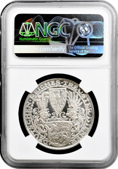 Веймарська Республіка Медаль Карла Гетца 1927 р. D, NGC MS64, "80 років Гінденбургу"