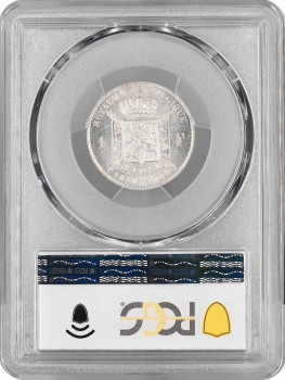 Бельгія 1 франк 1880 р., PCGS MS63, "50 років незалежності"