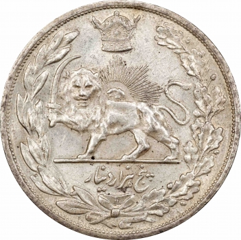 Іран 5000 динарів SH 1306 (1927) L, PCGS MS62, "Шах Реза Пехлеві (1925 - 1930)"