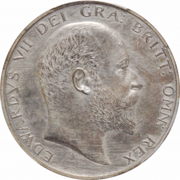 Великобритания 1/2 кроны 1902 г., PCGS PR63 MATTE, "Король Эдуард VII (1902 - 1910)"