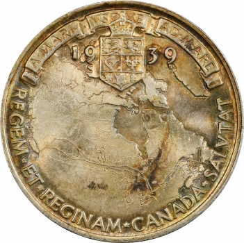 Великобританія Медаль 1939 р., PCGS MS64, "Королівський візит до Канади" BHM-4394 WE-7826