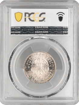 Німеччина - Третій рейх 2 рейхсмарки 1933 р. F, PCGS MS64, "450 років з дня народження М. Лютера"