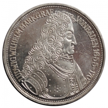 ФРГ 5 марок 1955 г., UNC, '300 лет со дня рождения Людвига фон Бадена'