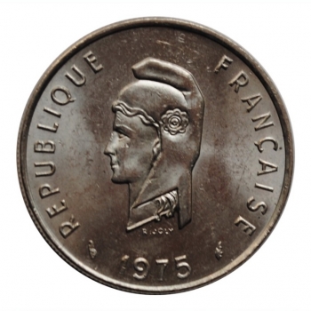 Французские Афар и Исса 50 франков 1975 г., BU, 'Заморская территория Франции (1968 - 1975)'