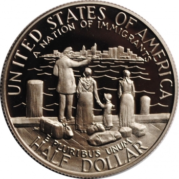 США 50 центов 1986 г., PROOF, '100 лет Статуе Свободы'