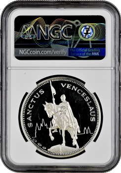 Чехословакия 10 дукатов 1968, NGC PF67 UC, "Александр Дубчек - Правда побеждает"