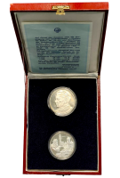 Югославия 1000, 1500 динаров 1982 г., PROOF, "Чемпионат мира по гребле на байдарках и каноэ, Белград 1982"