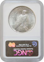 США 1 доллар 1923 г., NGC MS63, "Мирный доллар"