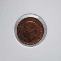 Италия 1 чентезимо 1904 г., UNC, 'Король Виктор Эммануил III (1900-1946)'