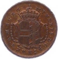 Австрия (Бургау) 1 крейцер 1772 г. G, UNC, "Маркграфство Бургау (1764 - 1780)"