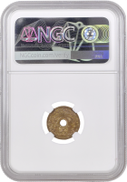 Фарерские острова 1 эре 1941 г., NGC MS63 RB, "Король Кристиан X (1941 - 1941)"