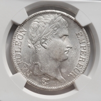 Франция 5 франков 1811 г. А, NGC MS61, "Император Наполеон I (1804 - 1815)"