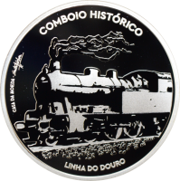 Португалия 7.5 евро 2020 г., PROOF, "Иберо-американская серия - Исторические поезда"