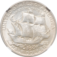 США 50 центов 1935 г., NGC MS64, "150 лет городу Гудзон, штат Нью-Йорк"