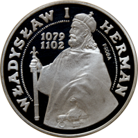 Польша 200 злотых 1981 г., PROOF PROBA, "Владислав I Герман"