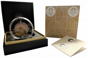 Франция 2 евро 2024 г., PROOF, "Олимпийские игры, Париж 2024 - Эйфелева башня"