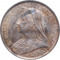 Великобритания фартинг 1895 г., UNC, РЕДКОЕ СОСТОЯНИЕ