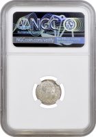 Великобритания (Монди) 3 пенса 1901 г., NGC MS65, "Королева Виктория (1838 - 1901)"