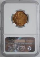Франция 20 франков 1950 г. B, NGC MS66, "Четвертая Республика (1944 - 1959)" РЕДКАЯ