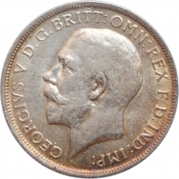 Великобритания 2 шиллинга (флорин) 1916 г., XF, "Король Георг V (1910 - 1936)"