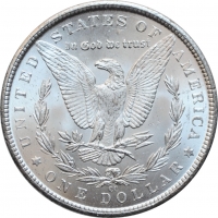 США 1 доллар 1884 г. CC, NGC MS62, "Доллар Моргана"