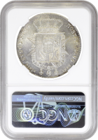 Тоскана 4 флорина 1859 г., NGC UNC Details, "Великий герцог Леопольд II (1824 - 1859)"
