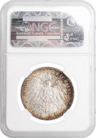 Брауншвейг 3 марки 1915 г., NGC MS64, "Свадьба и вступление на престол Эрнста Августа"