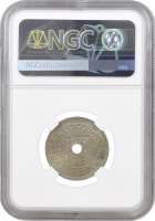 Гренландия 25 эре 1926 г. HCN, NGC MS62, "Король Кристиан X (1912 - 1947)" с отверстием