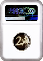 Италия 2 евро 2017 г., NGC PF69 UC, "2000 лет со дня смерти Тита Ливия" Top Pop