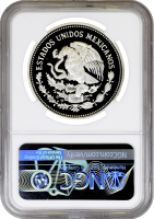 Мексика 100 песо 1987 г., NGC PF69 UC, "Всемирный фонд дикой природы - Данаида монарх"