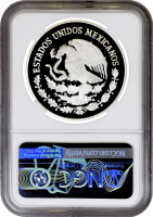Мексика 10 песо 2006 г., NGC PF68 UC, "180 лет Федерации - Идальго"