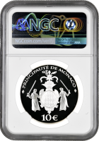 Монако 10 евро 2014 г., NGC PF69 UC, "Геракл" Top Pop